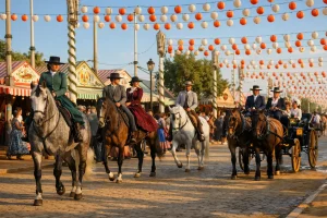 feria de abril caballos