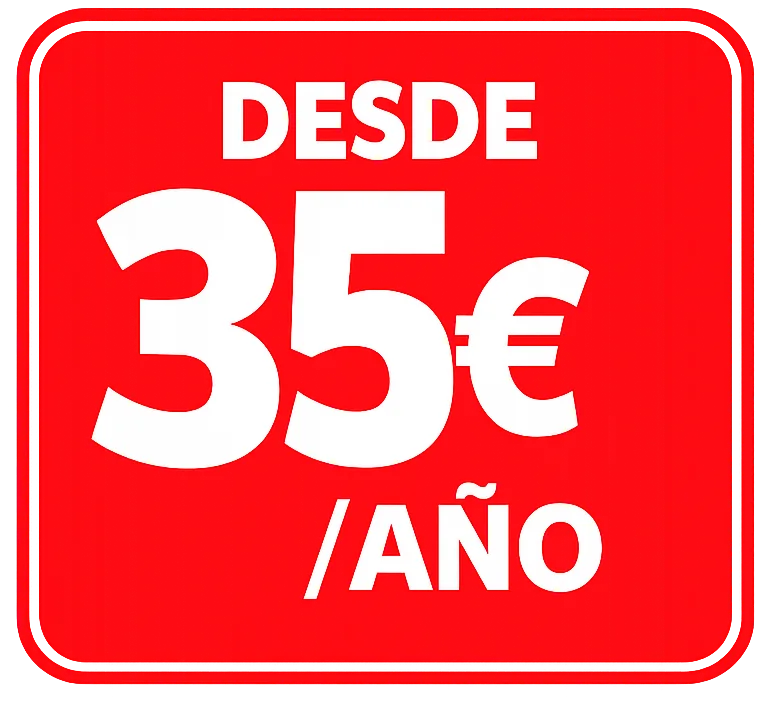 Desde 35 euros al año